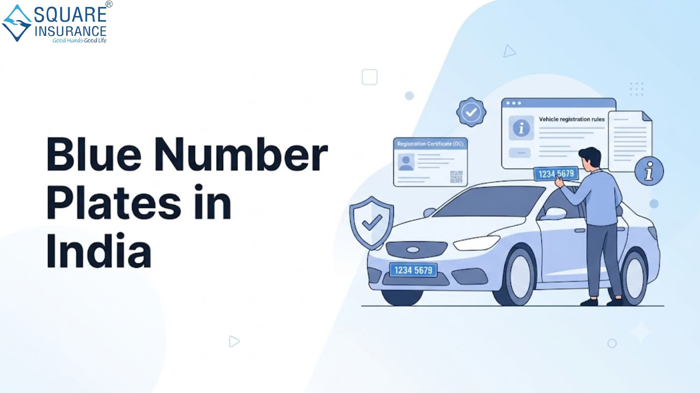 Blue Number Plates in India